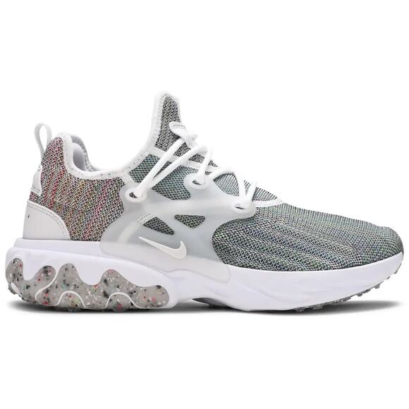 Nike React Presto Flyknit Men\'s Athletic Sneakers White Gum Brown Shoe Size 9 M main image 8